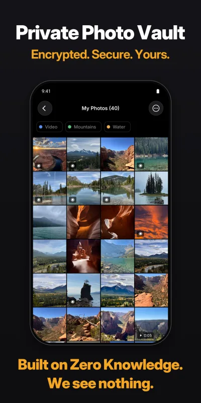 Obscura Photo Vault for Android screenshot 1 / 8