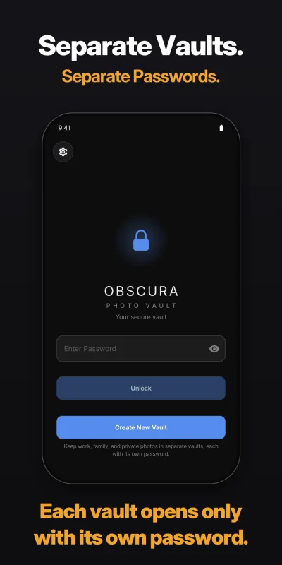 Obscura Photo Vault for Android screenshot 3 / 8